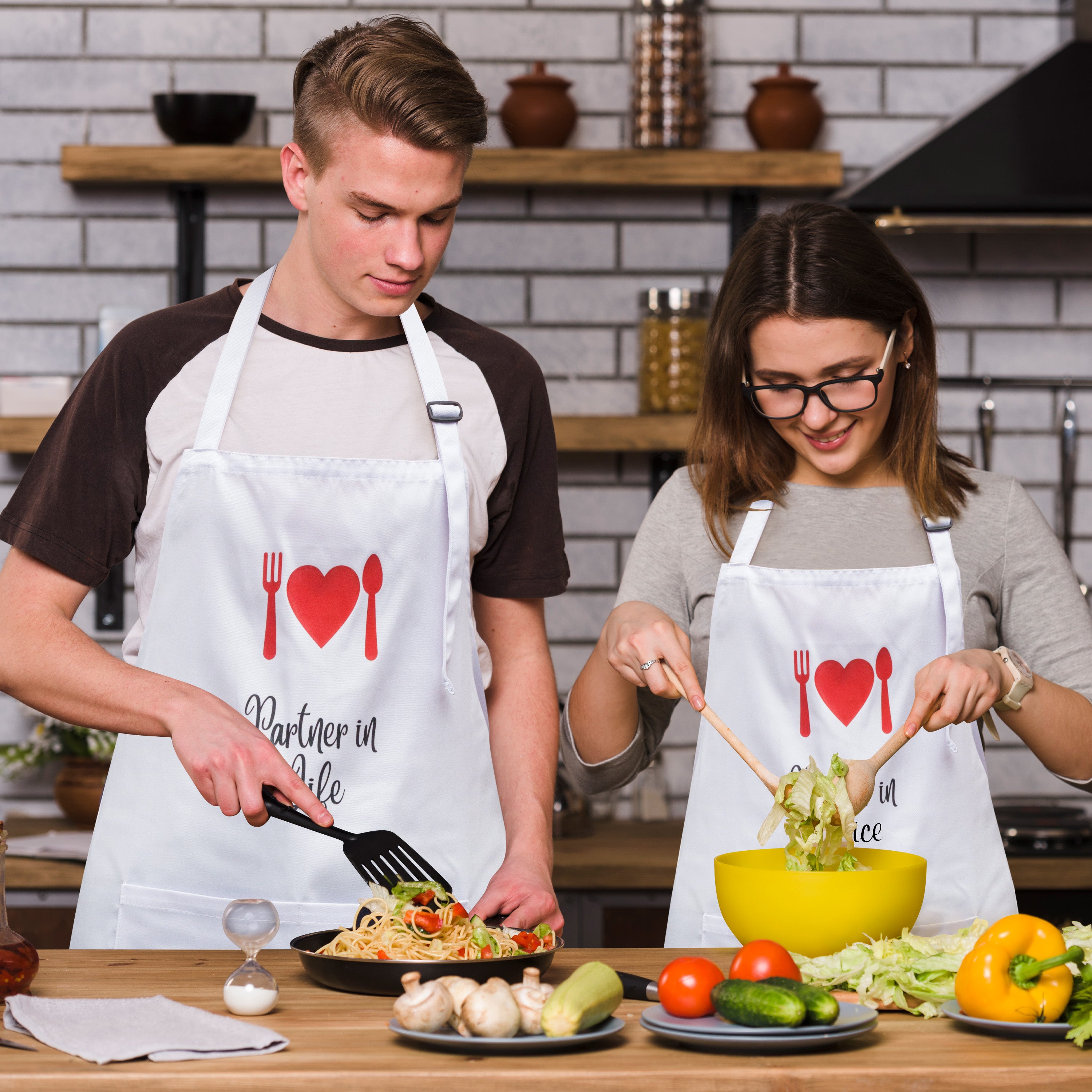 Matching Aprons for Couples