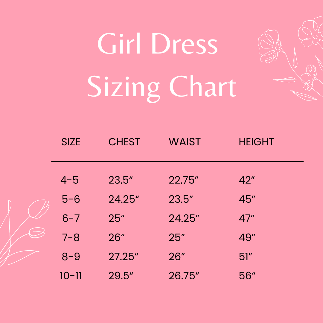 Girl Sizing Chart
